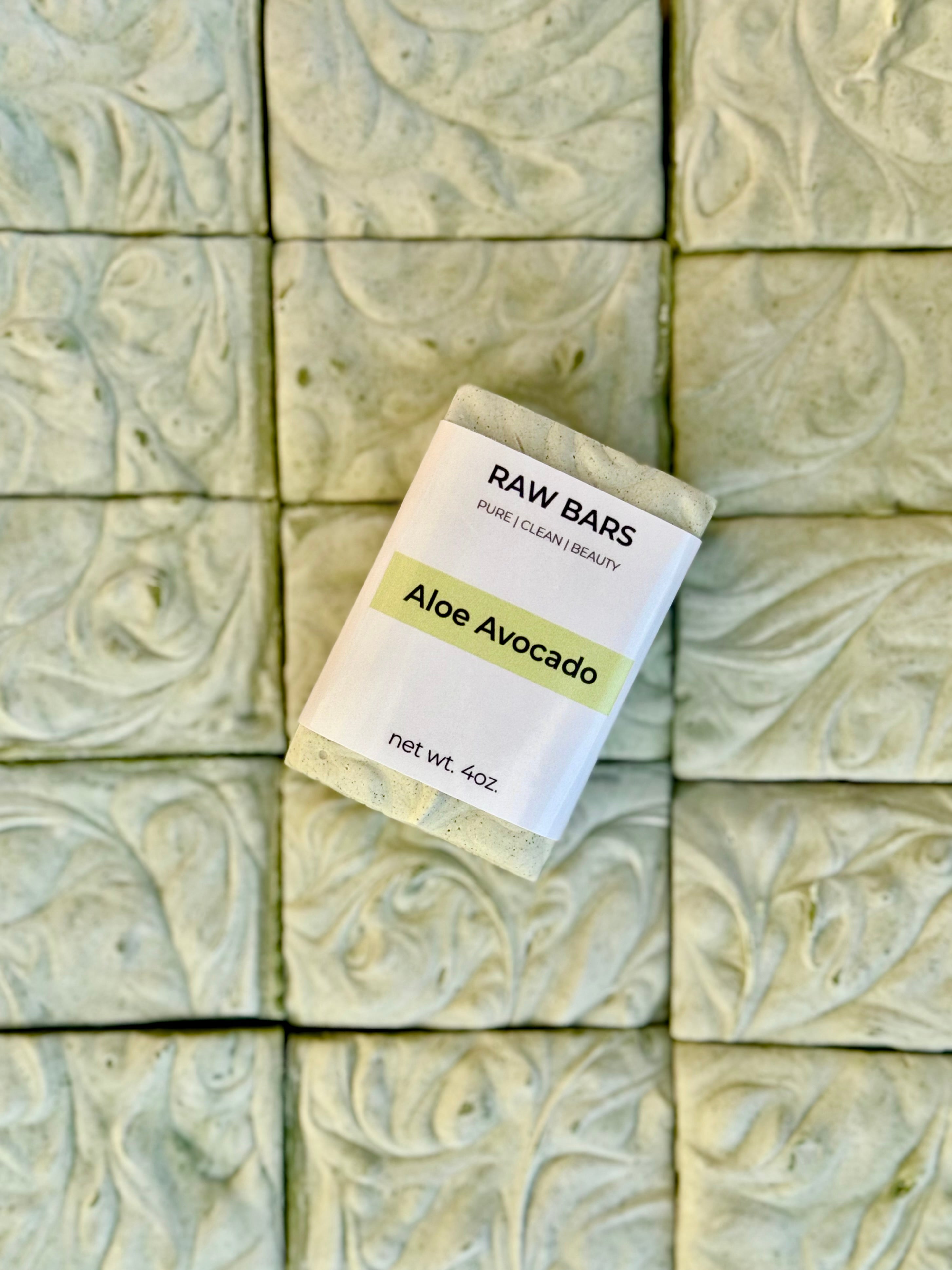 Aloe Avocado Bar Soap  Raw Bars